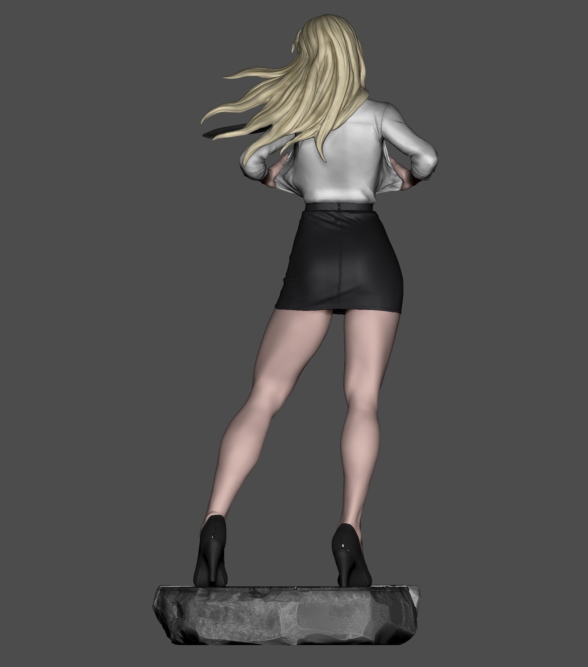 Supergirl 3D print model_3