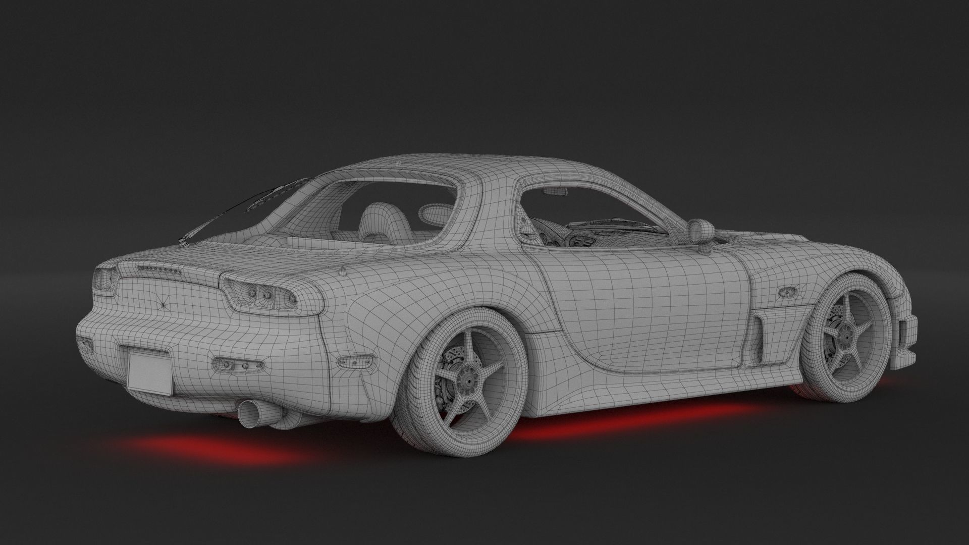 Mazda RX-7 3D model_11