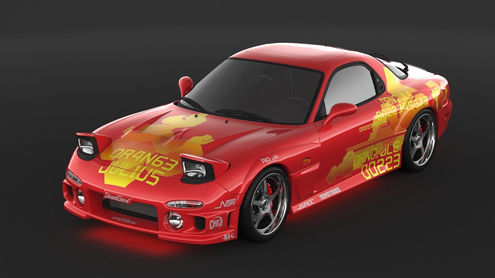 Mazda RX-7 3D model_8