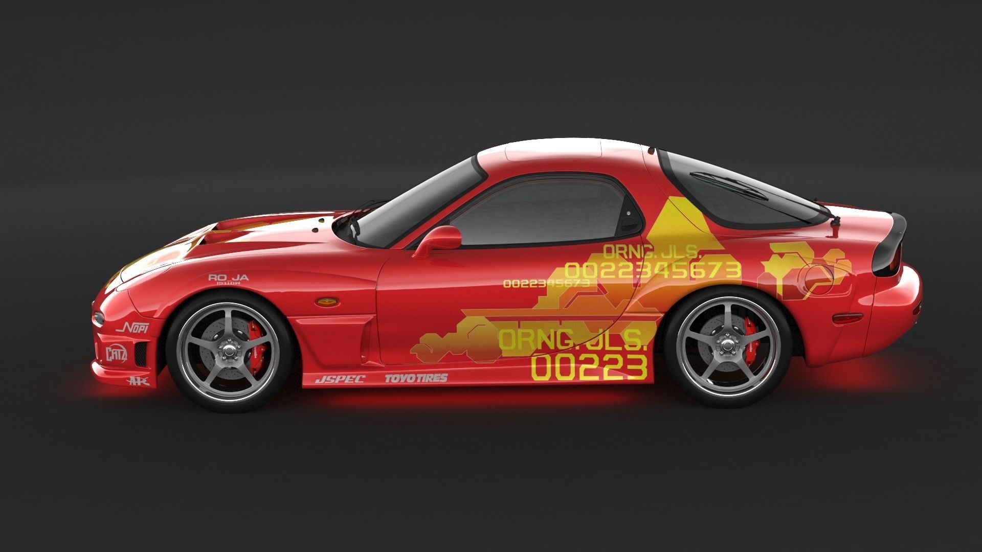 Mazda RX-7 3D model_6