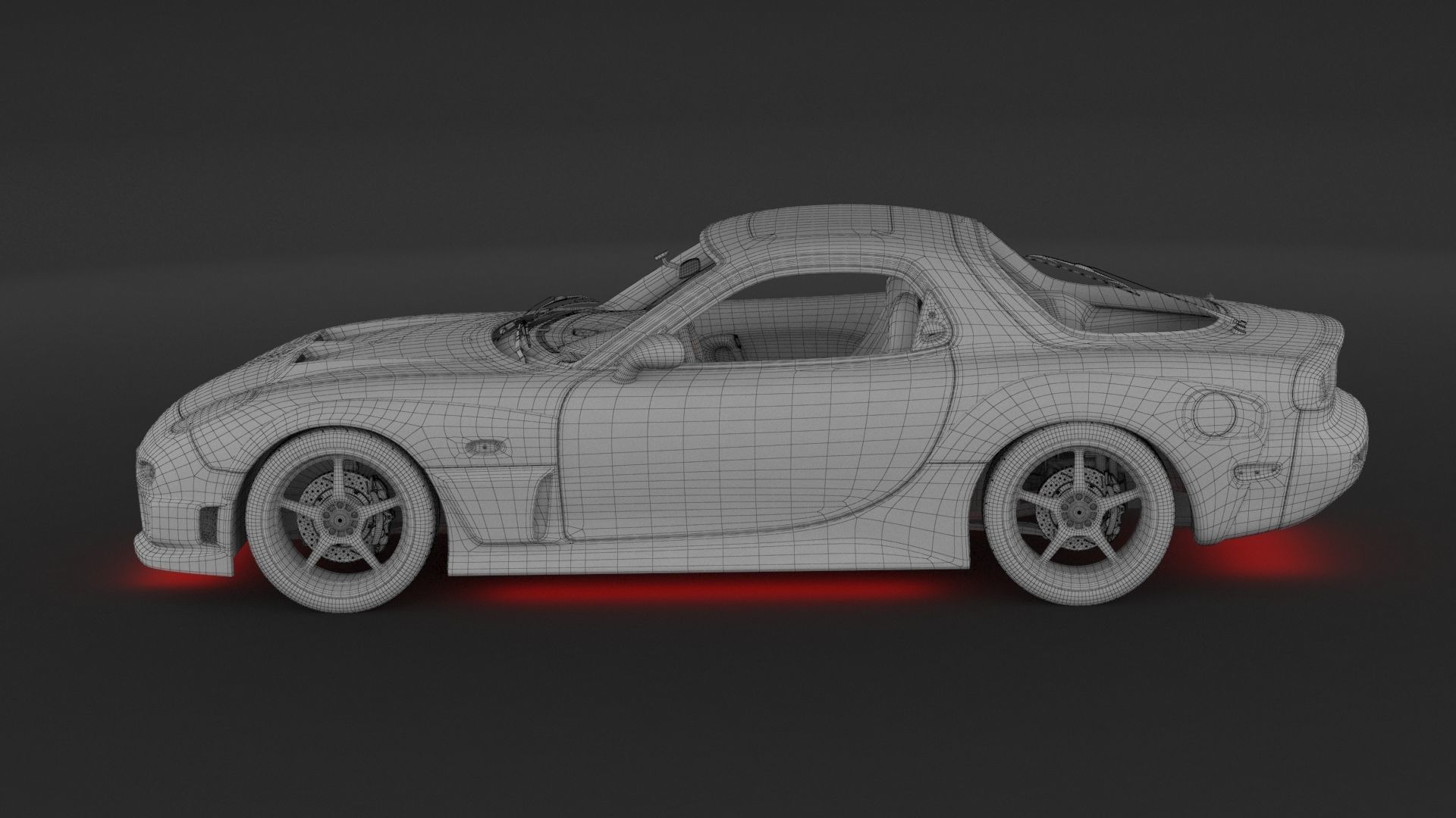 Mazda RX-7 3D model_12