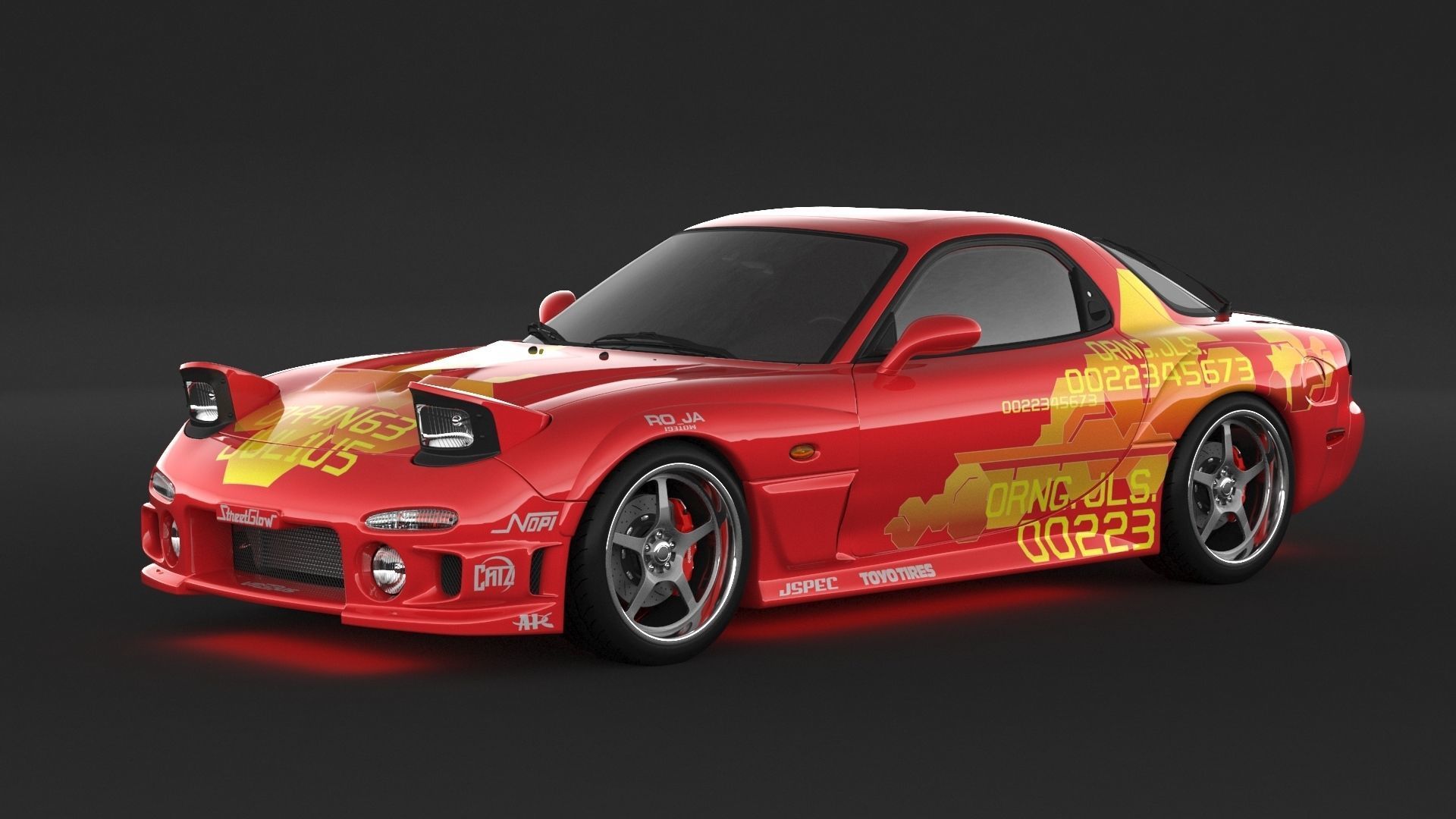 Mazda RX-7 3D model_1