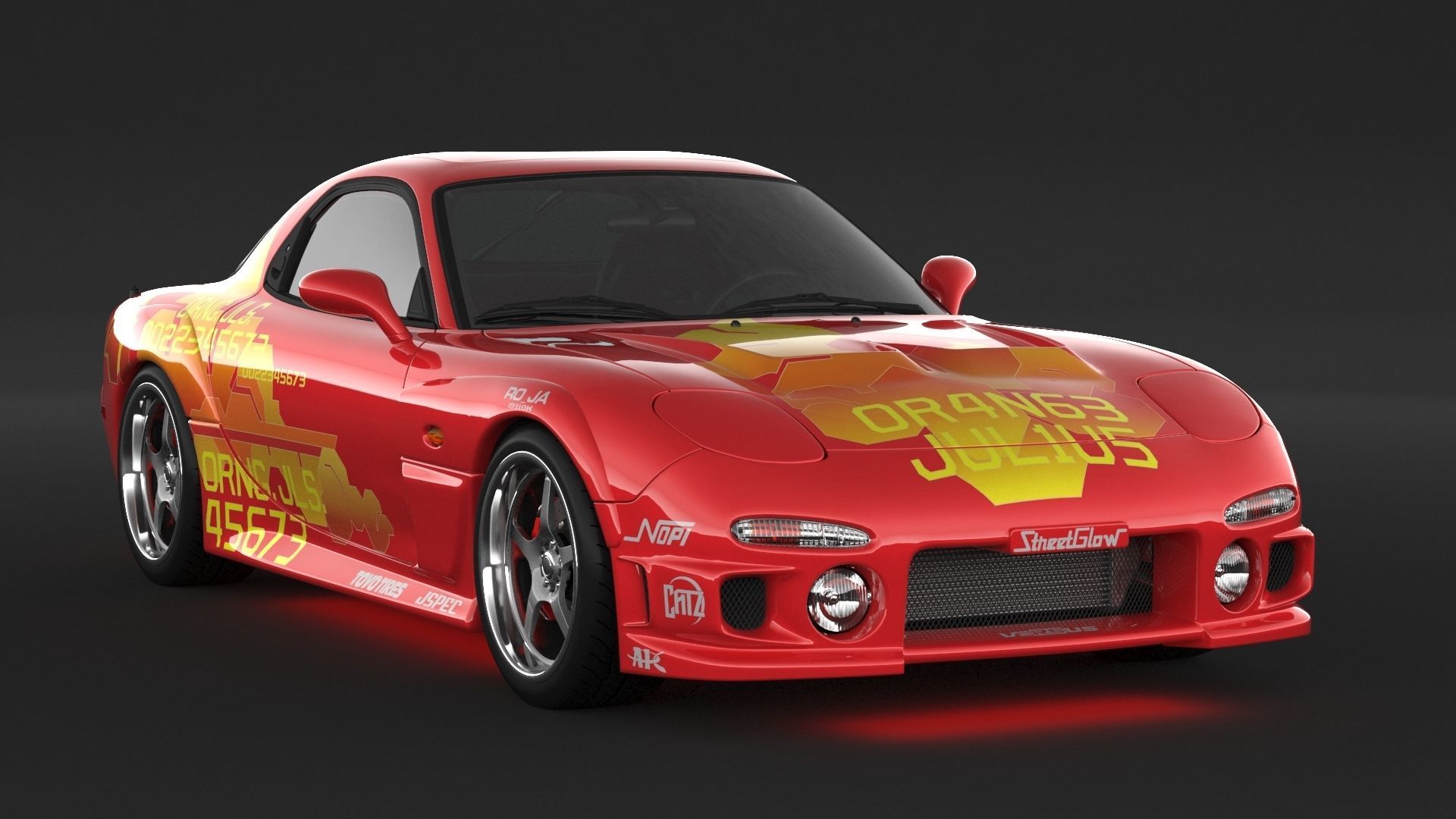 Mazda RX-7 3D model_3