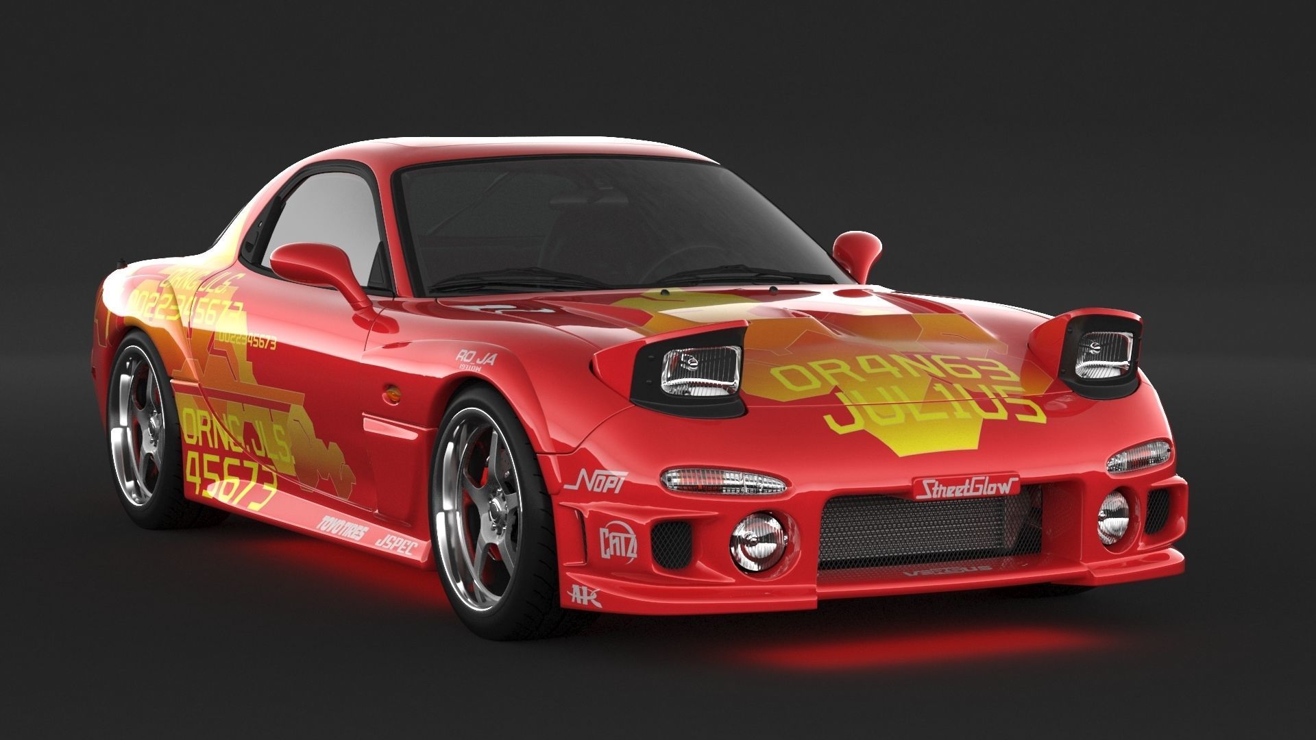 Mazda RX-7 3D model_4