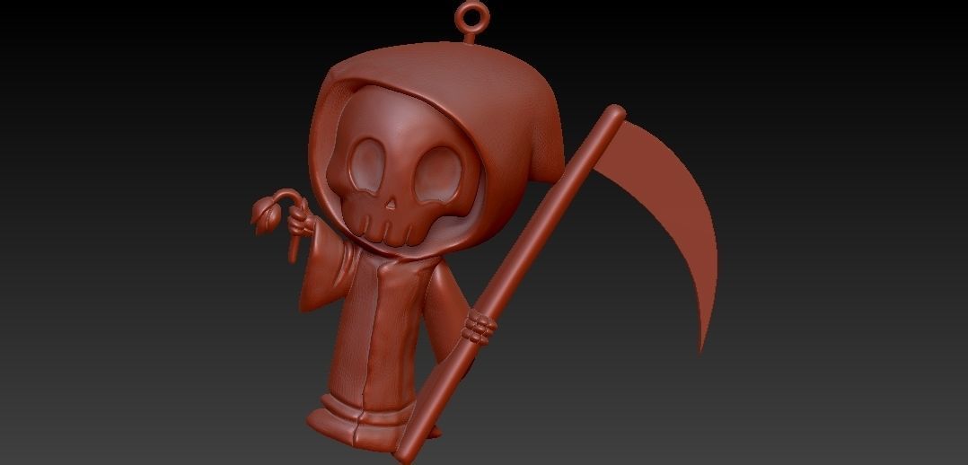 Death of skull 3D print model_2