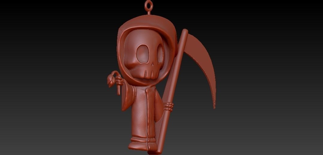 Death of skull 3D print model_1