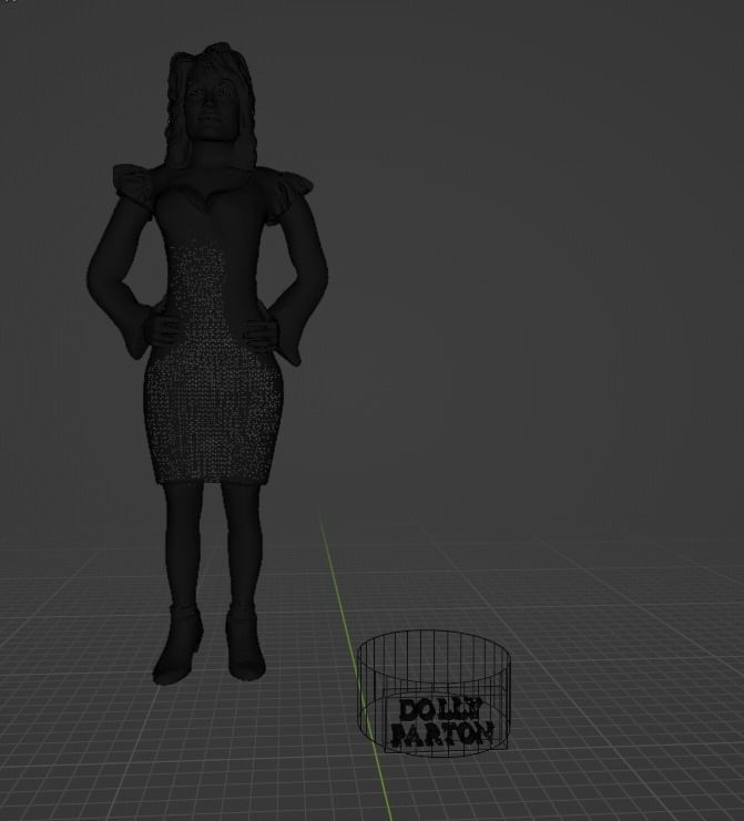 Dolly Parton 3D print model_6