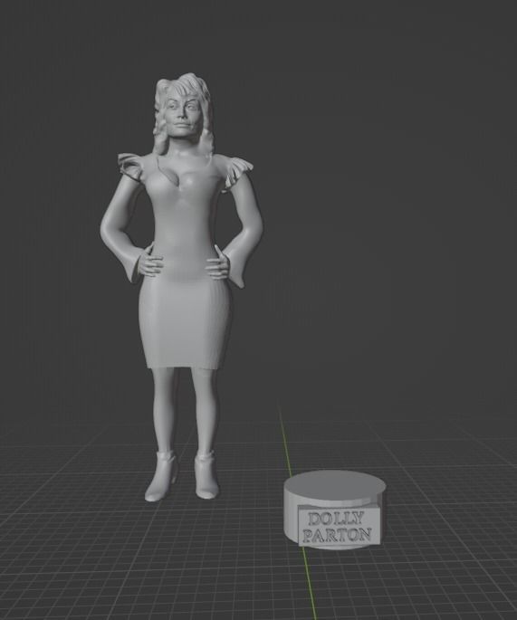 Dolly Parton 3D print model_11