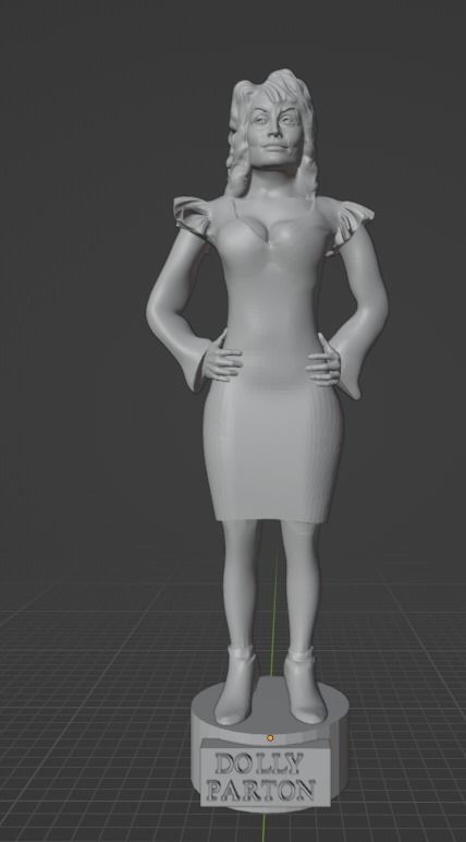 Dolly Parton 3D print model_1