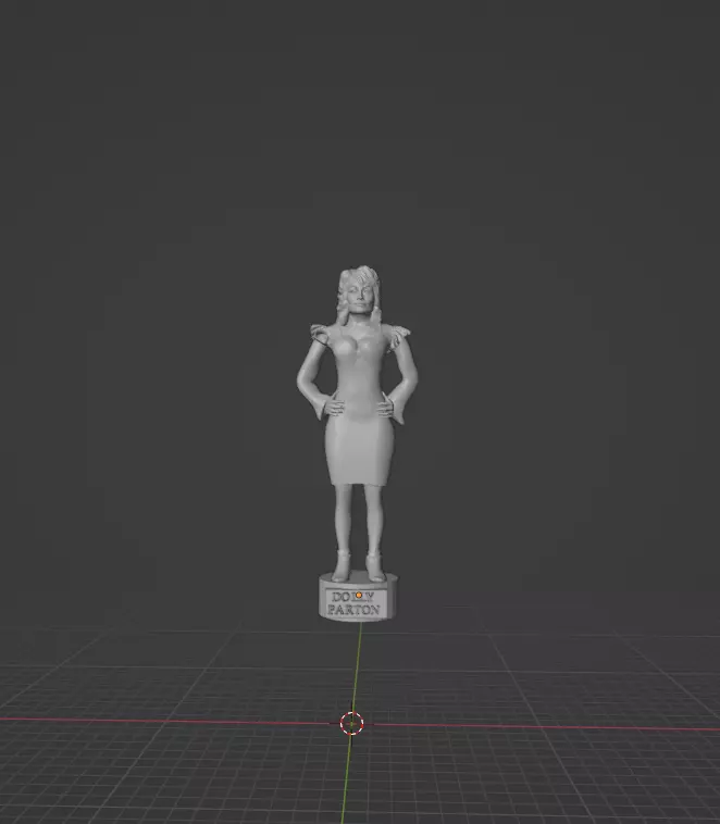 Dolly Parton 3D print model_0