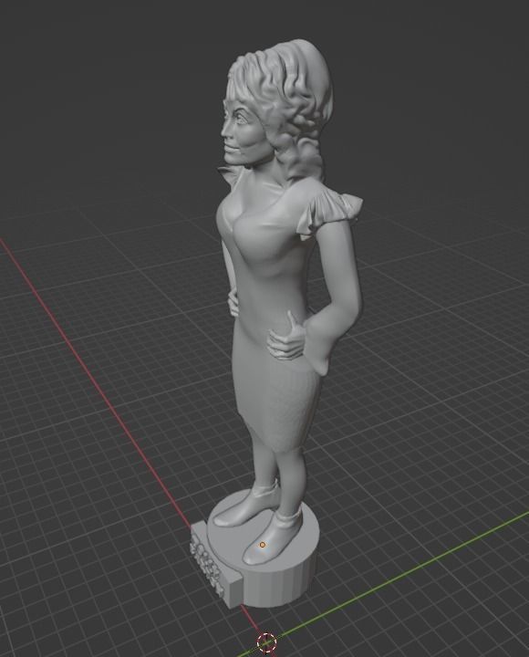 Dolly Parton 3D print model_16