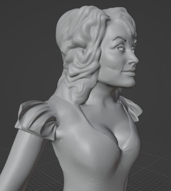 Dolly Parton 3D print model_32