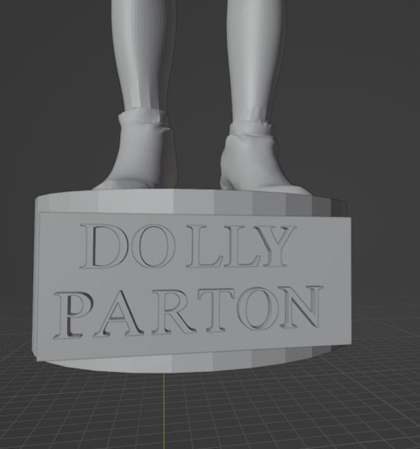 Dolly Parton 3D print model_17