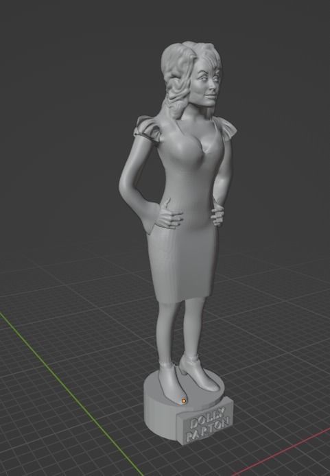 Dolly Parton 3D print model_2