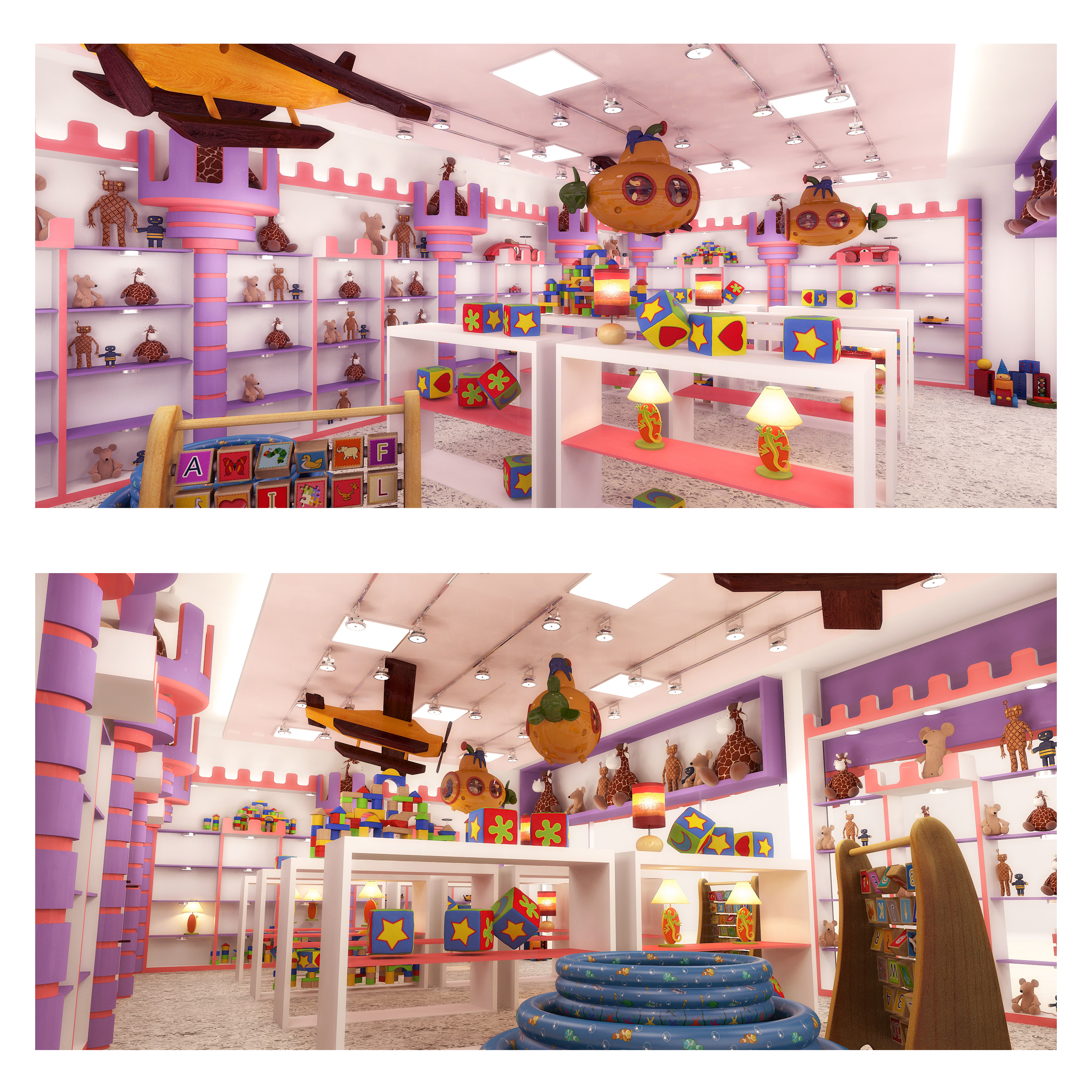 Toy shop 3D model_1
