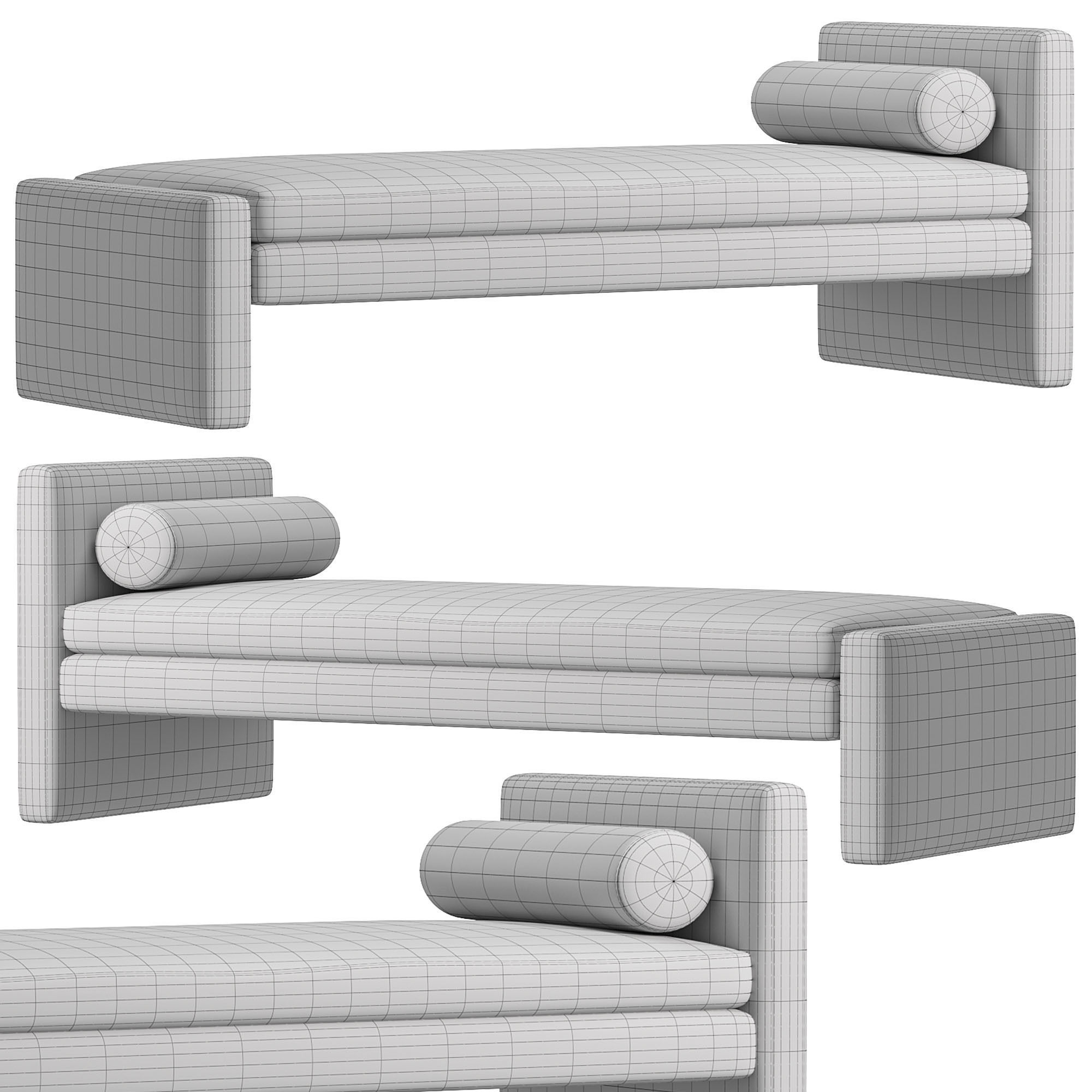SEGMENT DAY BED BY TRNK 3D model_2