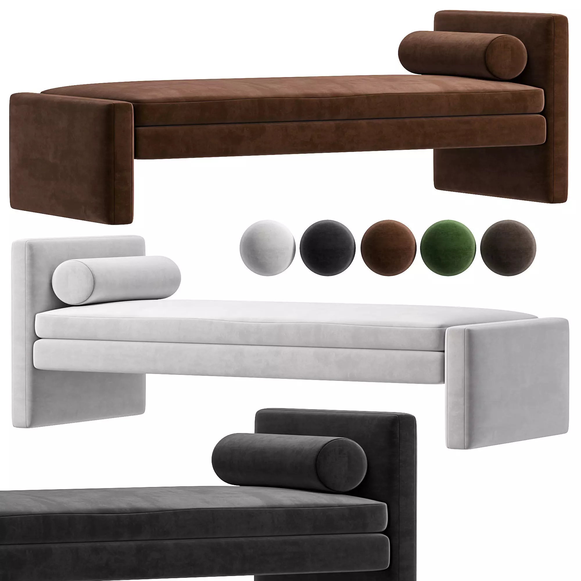 SEGMENT DAY BED BY TRNK 3D model_0