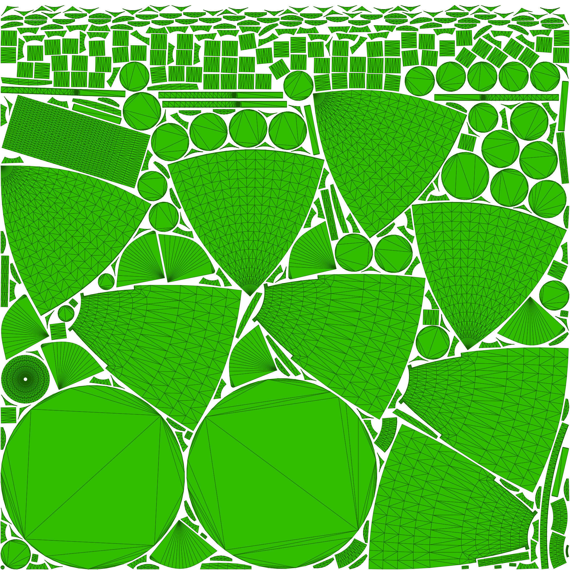 Nuclear Atom Bomb Low-poly 3D model_12
