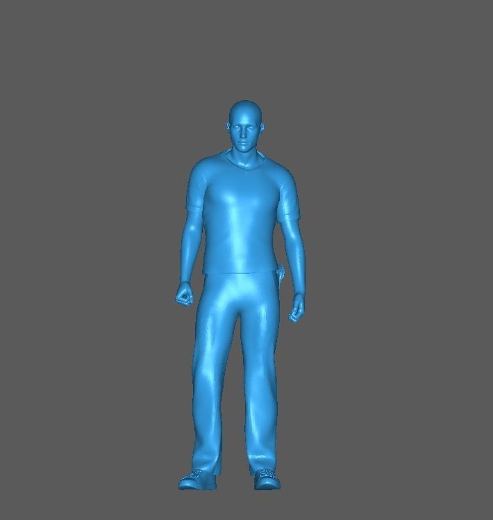 Figure Ardi 610 tall guy skala 1-64 3D print model_8