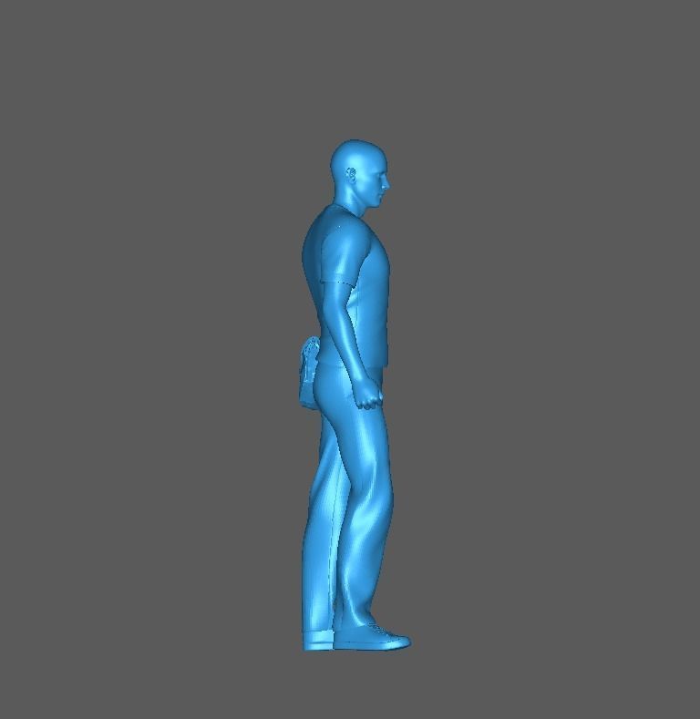Figure Ardi 610 tall guy skala 1-64 3D print model_7