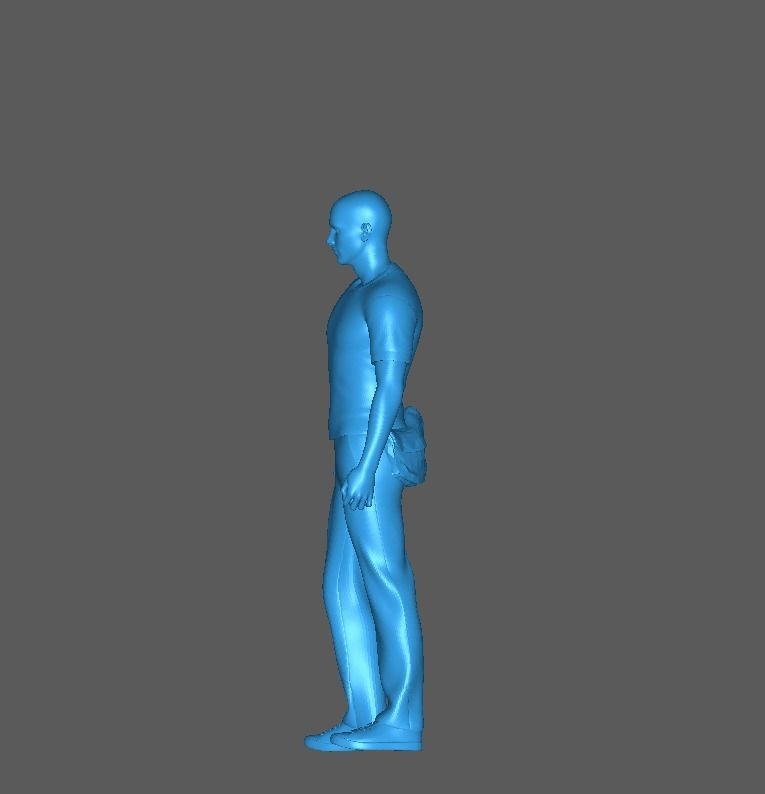 Figure Ardi 610 tall guy skala 1-64 3D print model_6