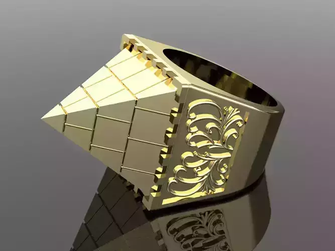 Pyramid ring as sold elsewhere does not work Free 3D print model