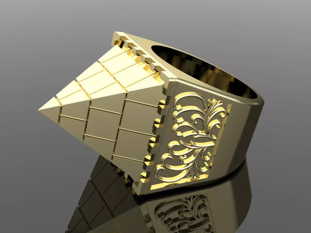 Pyramid ring as sold elsewhere does not work Free 3D print model_0