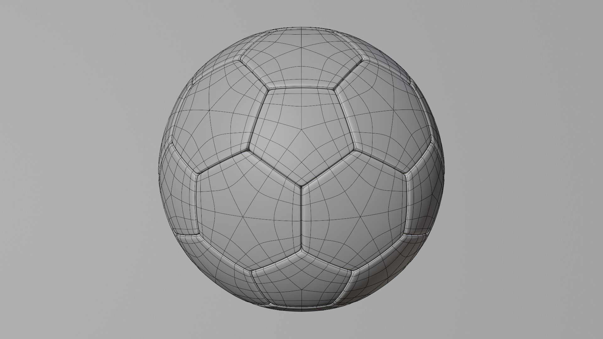 Football Low-poly 3D model Low-poly 3D model_6