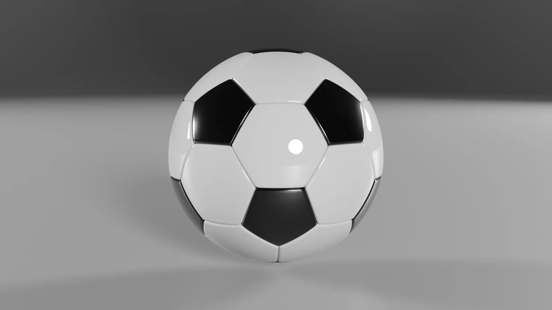 Football Low-poly 3D model Low-poly 3D model_0