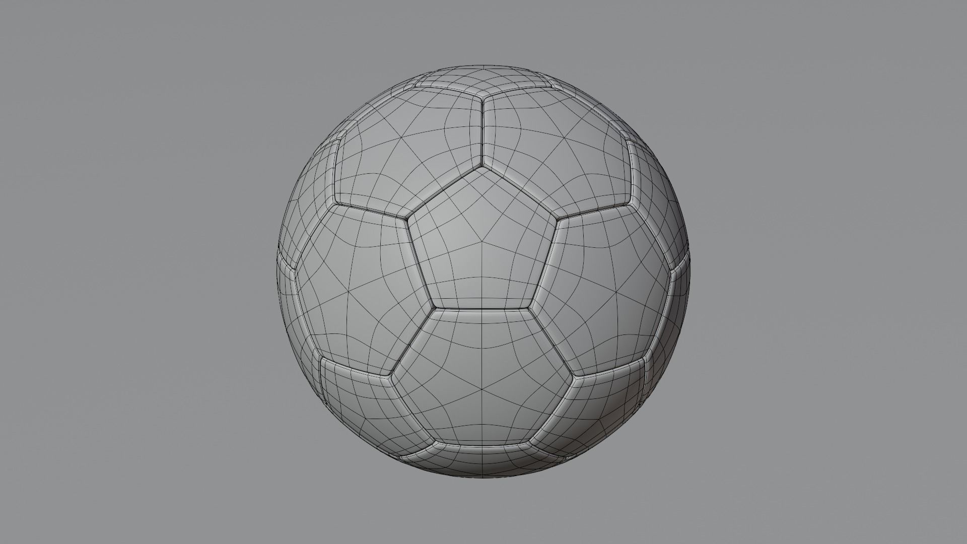 Football Low-poly 3D model Low-poly 3D model_5