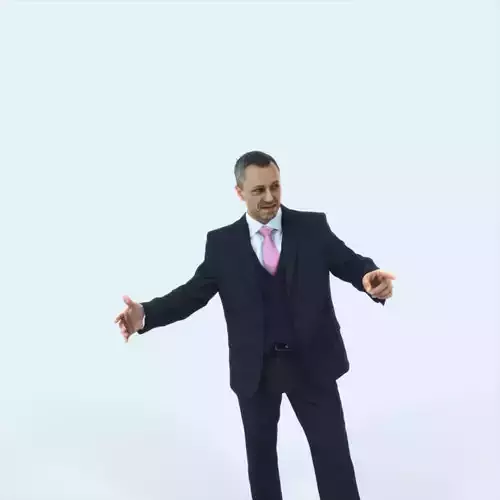 Fortitude 03K pointing Couple Pointing Elegant Man