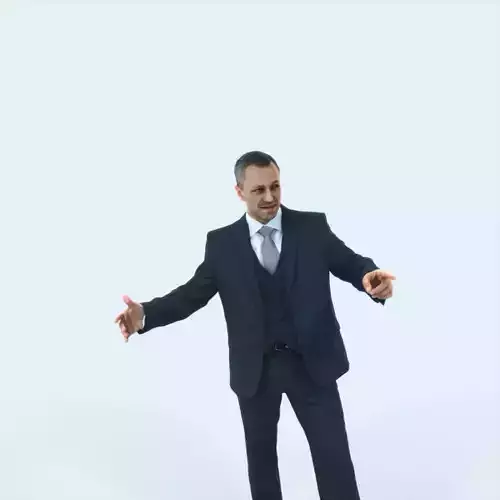 Fortitude 03H pointing Couple Pointing Elegant Man