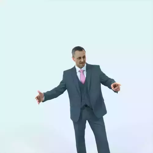 Fortitude 03G pointing Couple Pointing Elegant Man