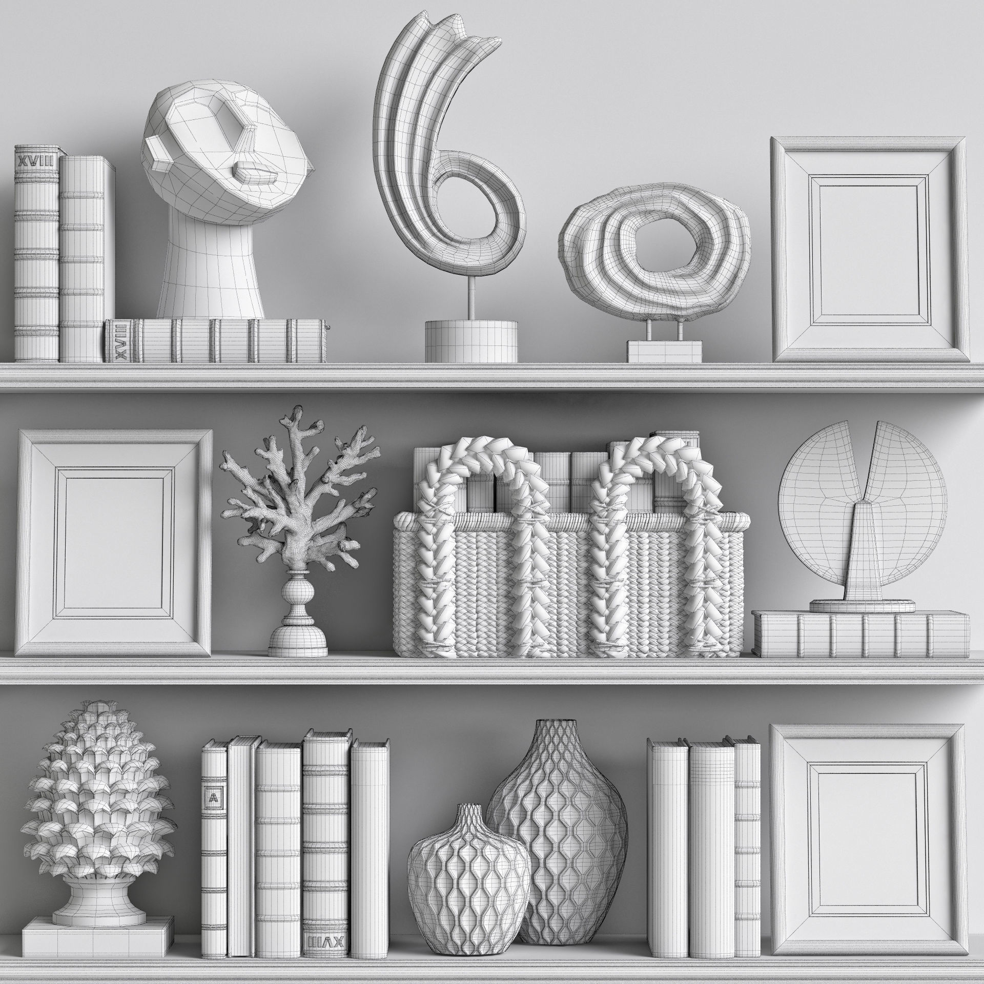 Decor Set 182 3D model_6