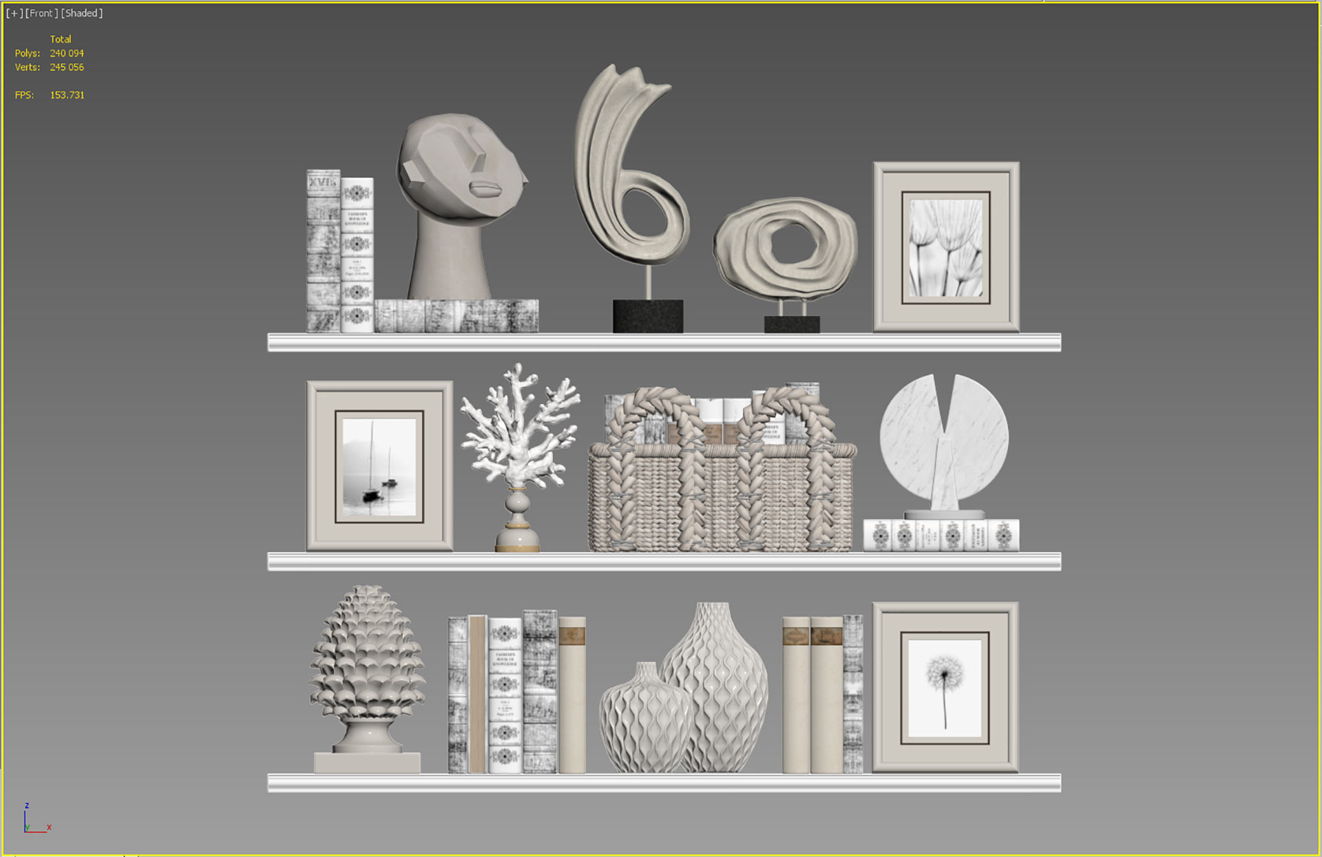 Decor Set 182 3D model_5