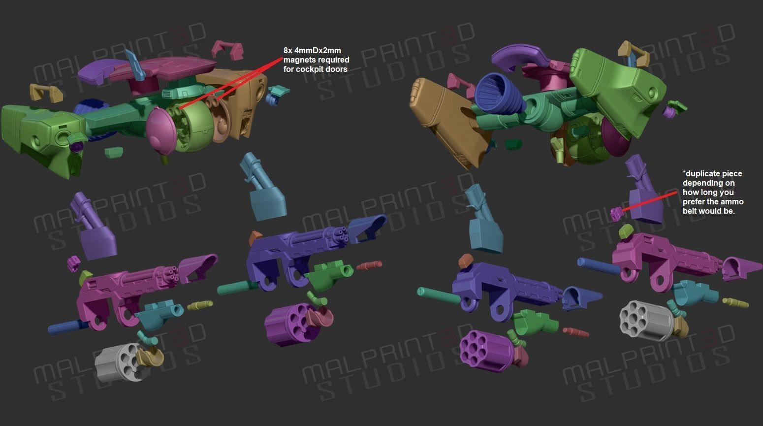 Cowboy Bebop Ships for 3D Printing 3D print model_3