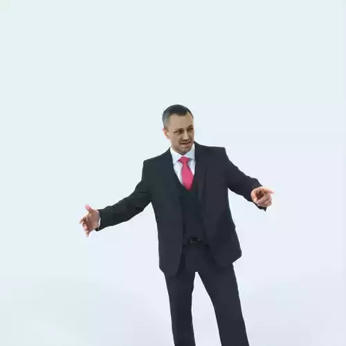 Fortitude 03E pointing Couple Pointing Elegant Man