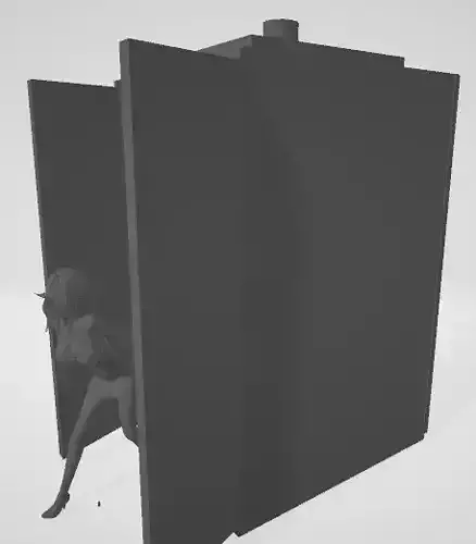 Tardis Free low-poly 3D model