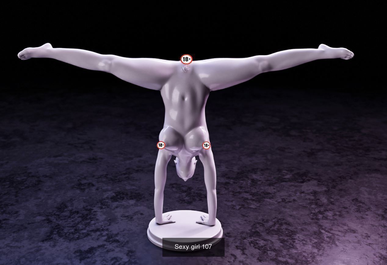 Sexy Girls Pack 13 3D Model Collection_1