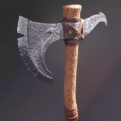 Two handed stylized axe