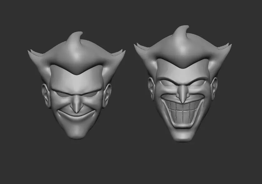 Joker Animated - Headsculpt for Action Figures 3D print model