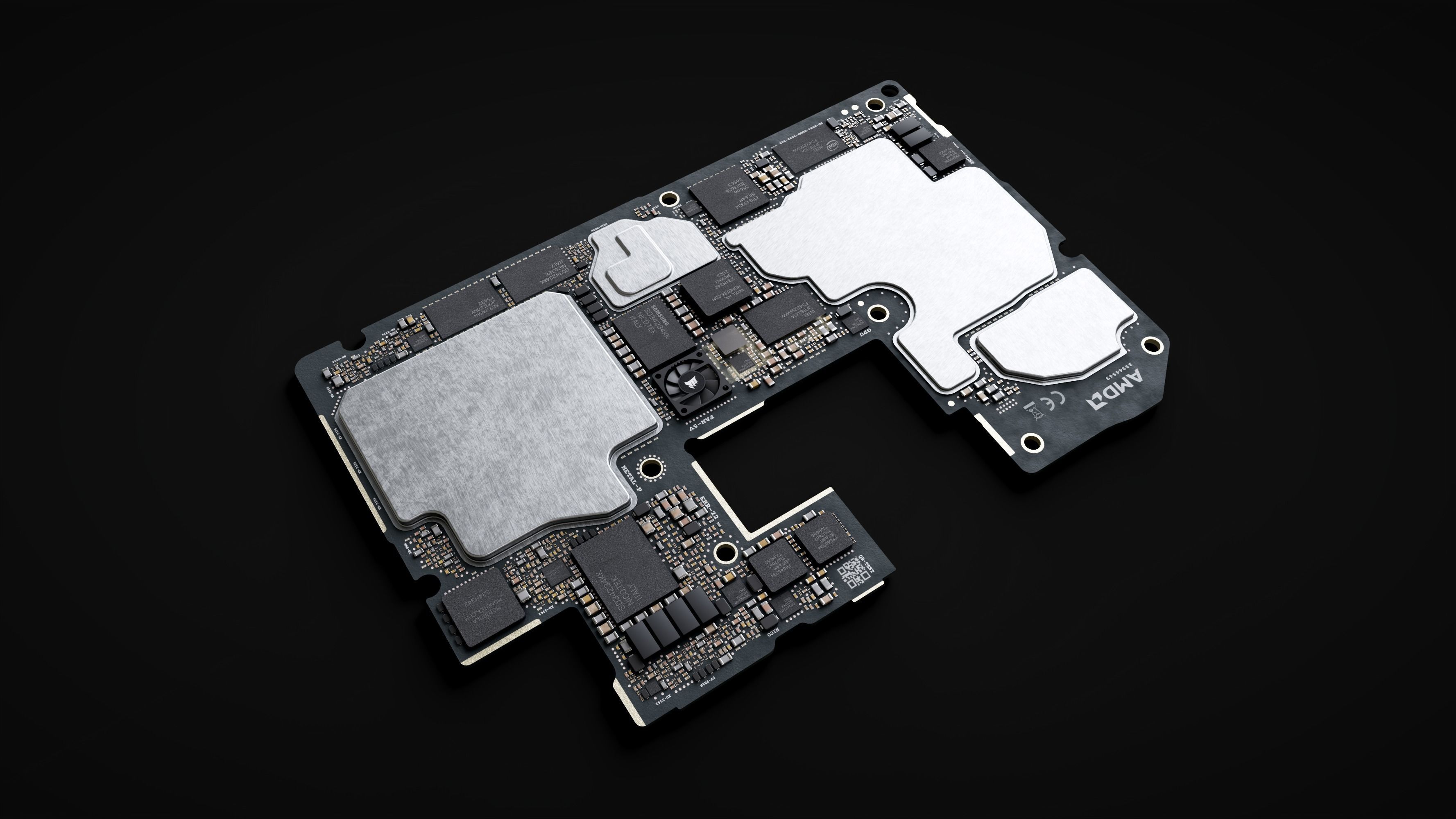 Electronic Board 3D model_6