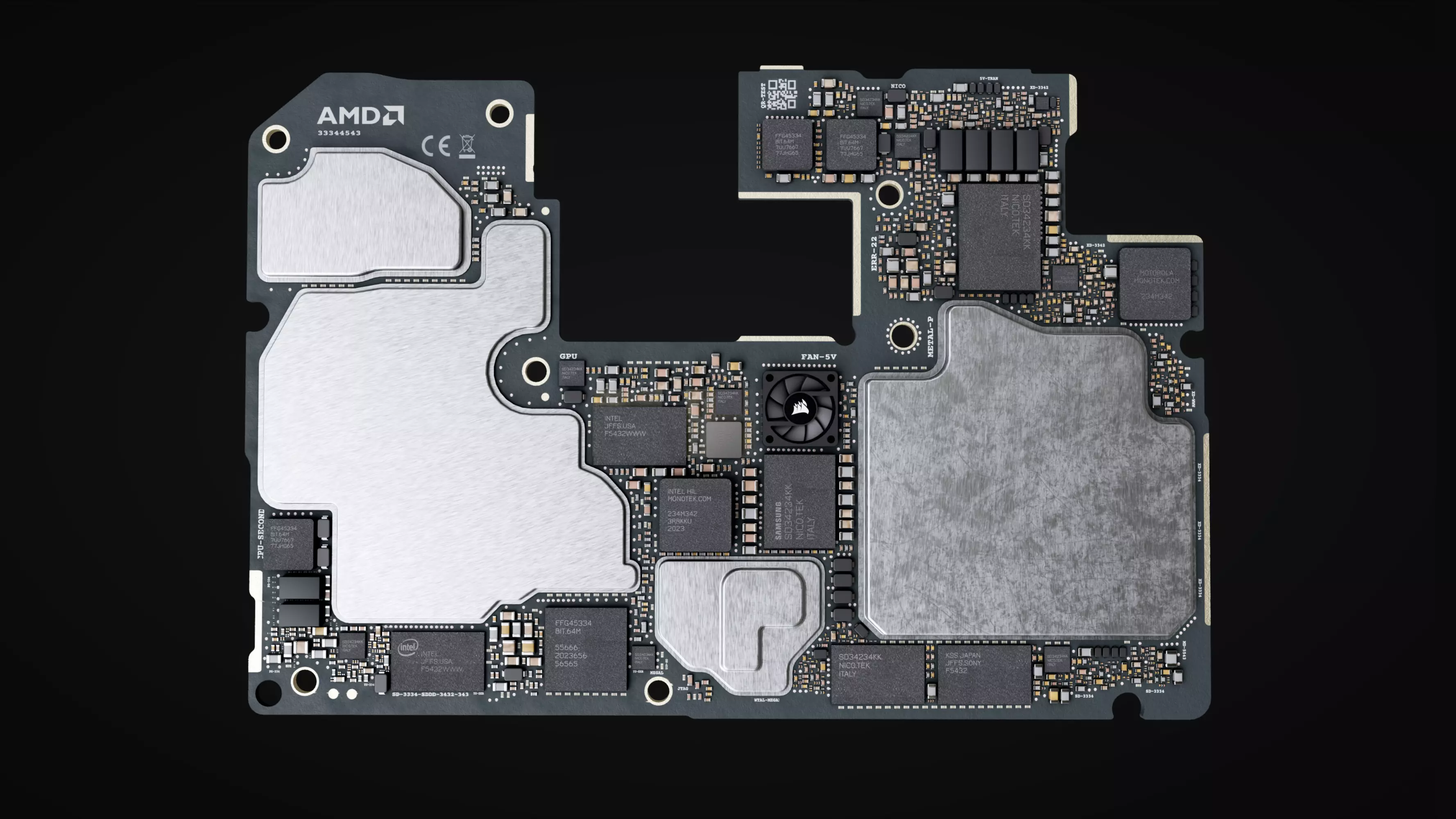 Electronic Board 3D model_0