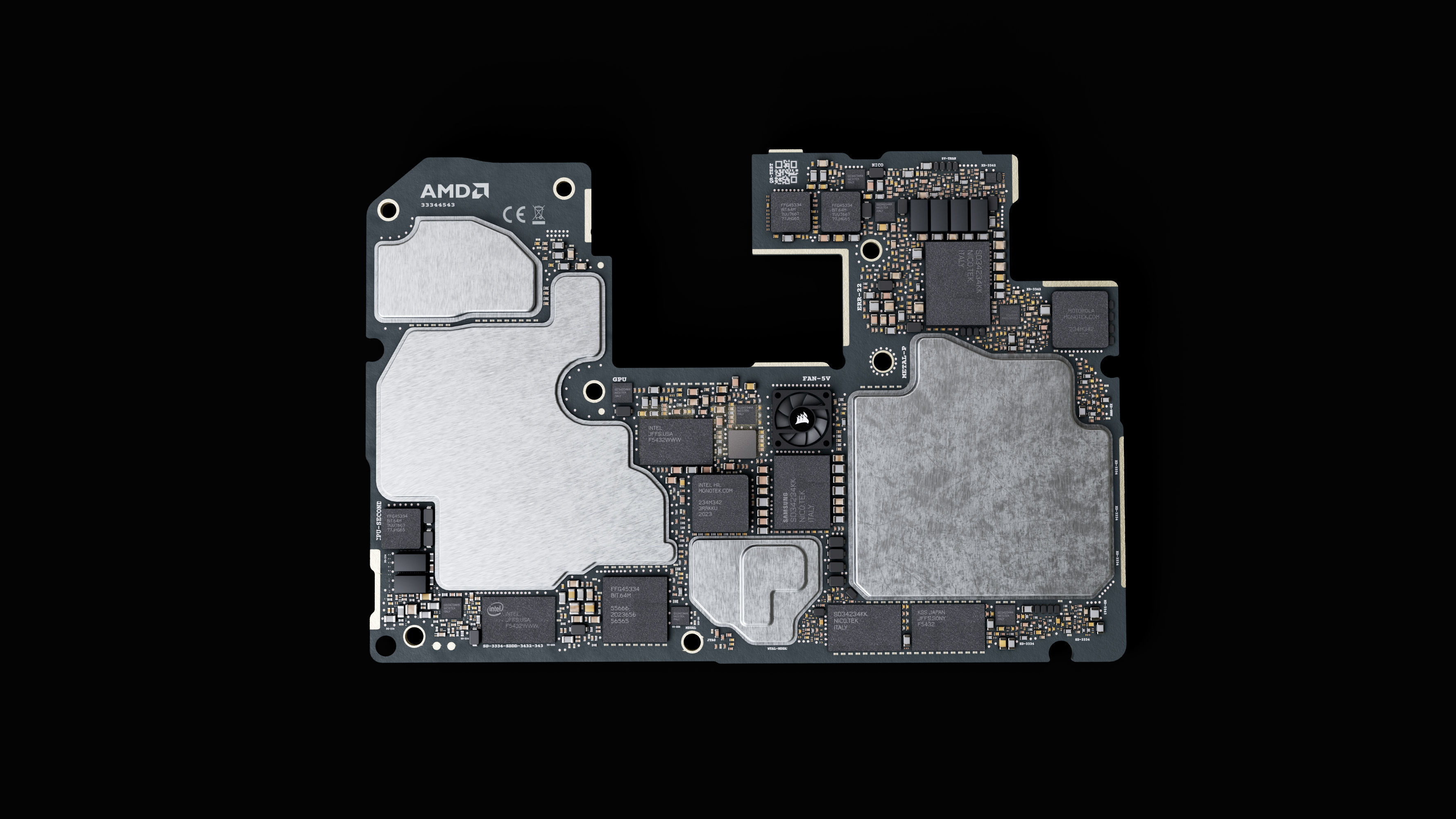 Electronic Board 3D model_1
