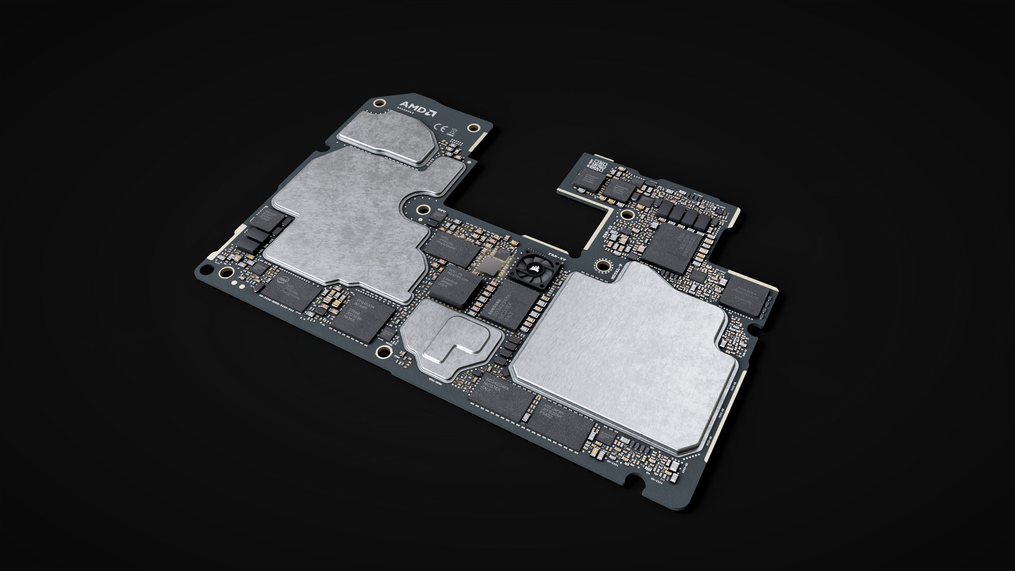 Electronic Board 3D model_3