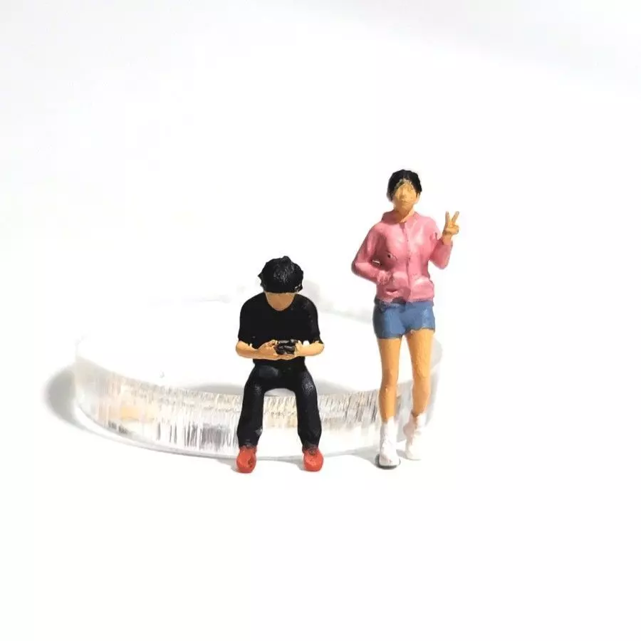 Figure Kids Gege and Davi 1-64 scale 3D print model