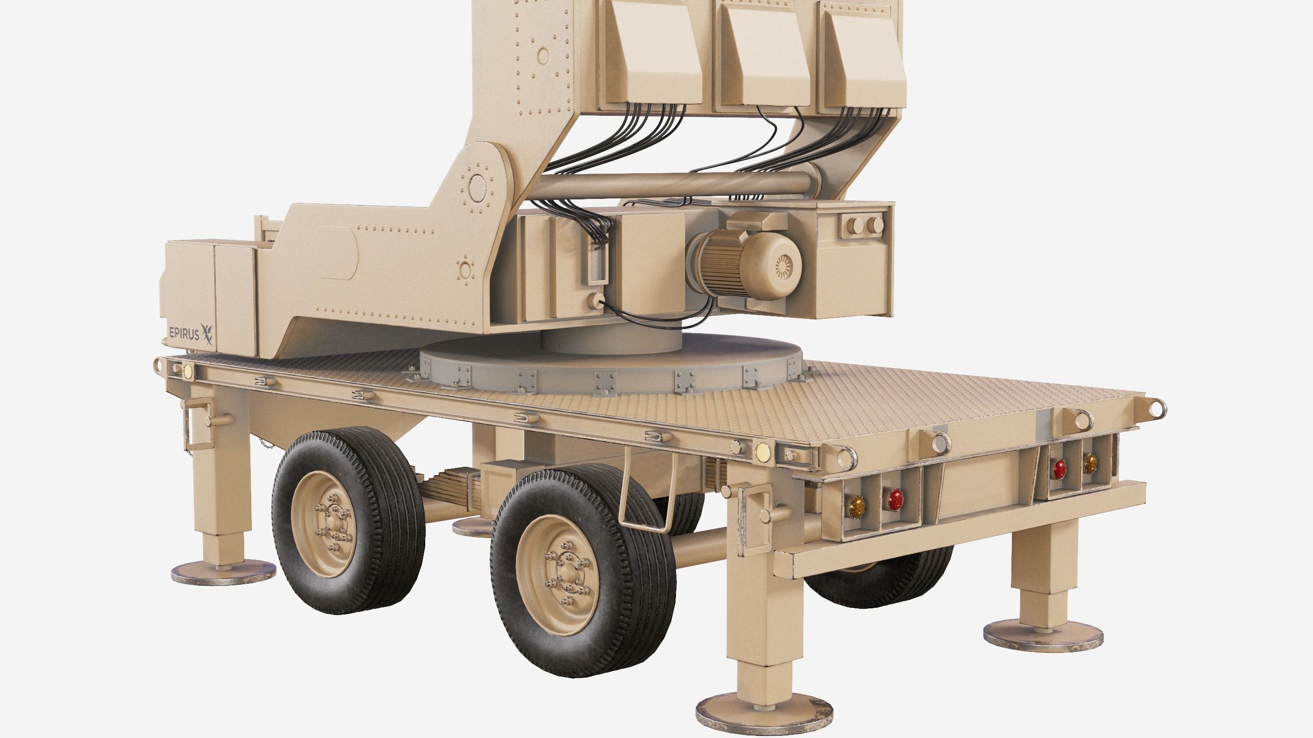 Leonidas Epirus High-Power Microwave System Low-poly 3D model_8