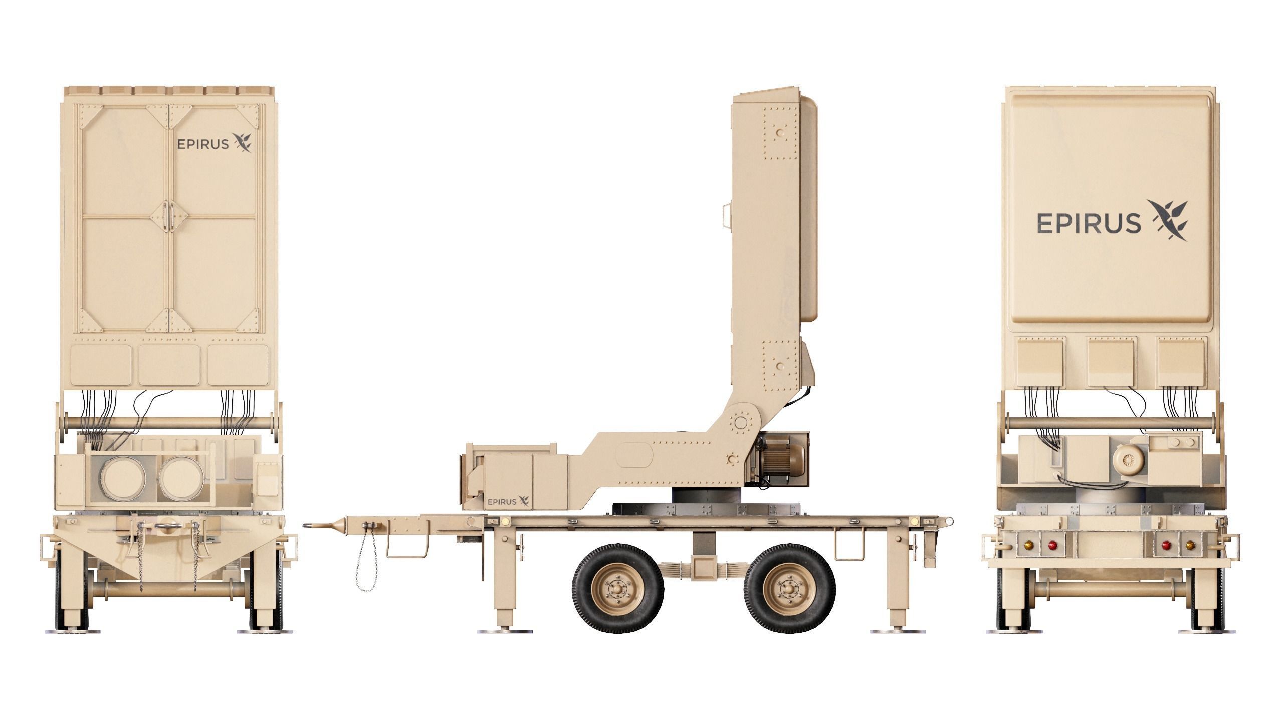 Leonidas Epirus High-Power Microwave System Low-poly 3D model_9