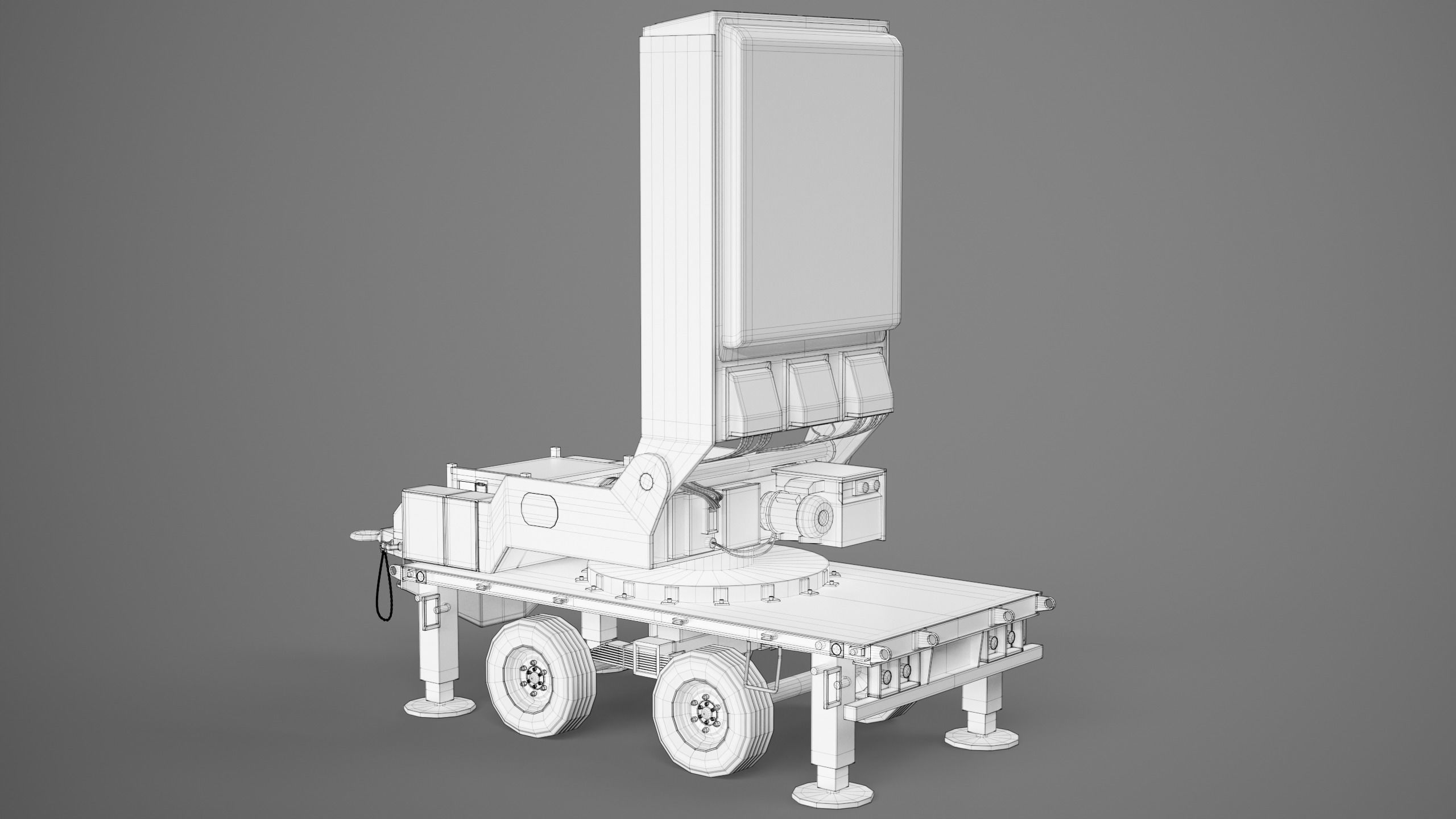 Leonidas Epirus High-Power Microwave System Low-poly 3D model_10