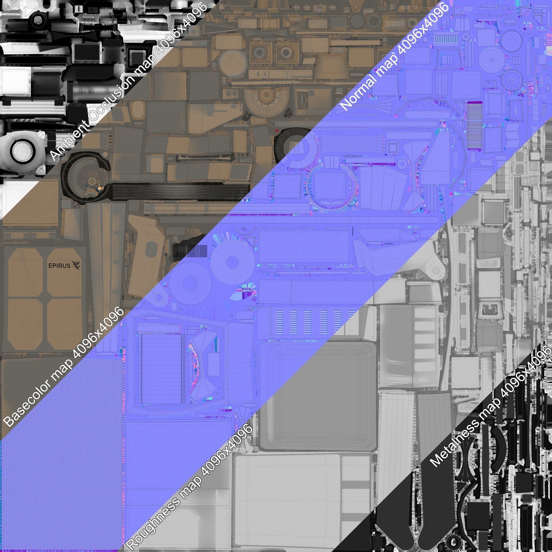 Leonidas Epirus High-Power Microwave System Low-poly 3D model_20